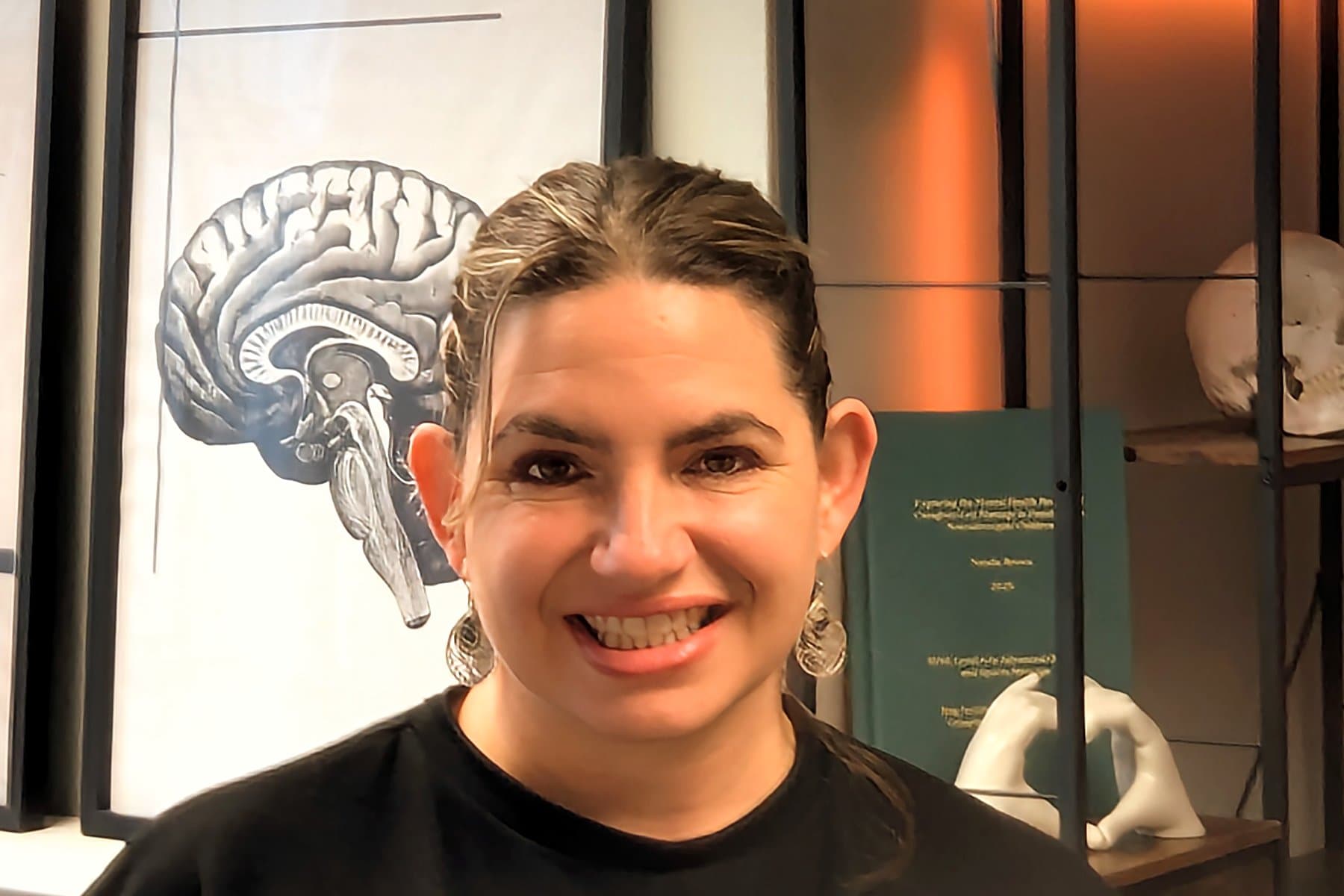 Natalie Brown in her clinic